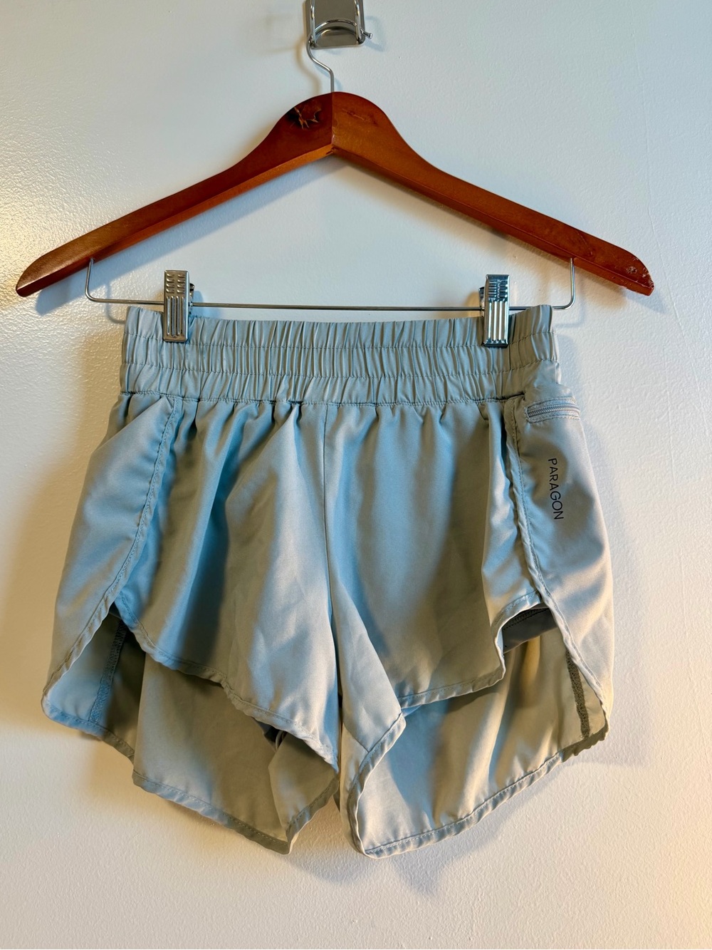 Paragon Women's Light Sage green/gray Running Shorts XS